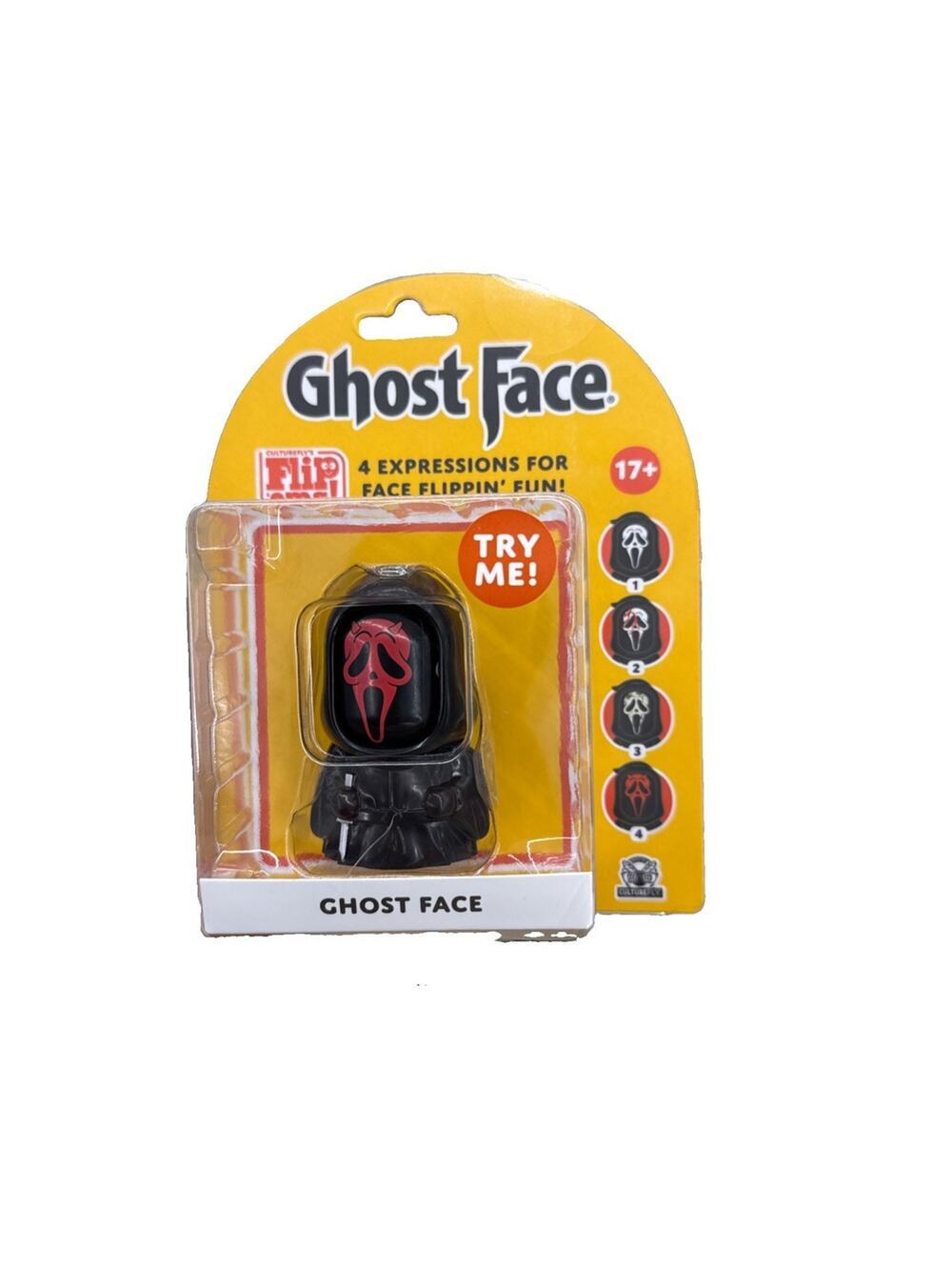 SCREAM FLIP’ems Ghost Face 4 Expressions Faces Figure Sensory Play 2026
